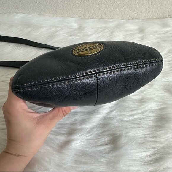 Fossil Black Leather Crossbody Bag - Picture 11 of 13